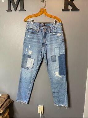 BDG Urban Outfitters‎ Dad Slim Taper Fit Jeans 32x32 patch work jeans Men's